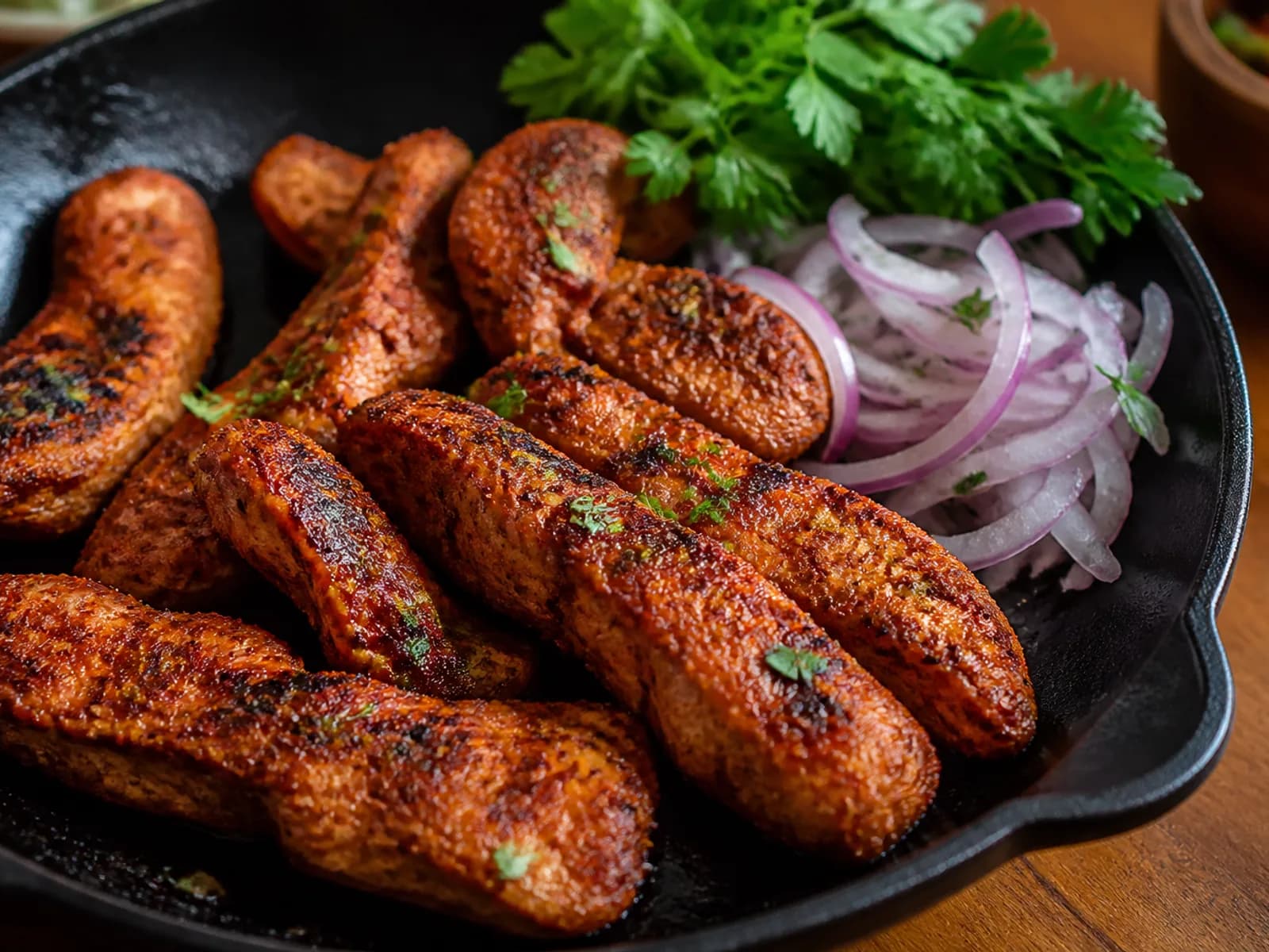 Pan kebab with Hotikara seasoning